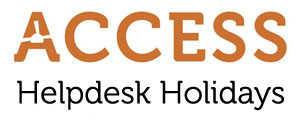 ACCESS Helpdesk Holidays